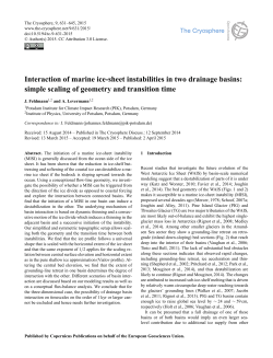 Interaction of marine ice-sheet instabilities in two drainage basins