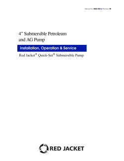 4&rdquo; Submersible Petroleum and AG Pump - Veeder-Root