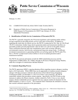 20160222 CRSTT Response of PSCW to MISO