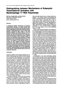 Distinguishing between Mechanisms of Eukaryotic Transcriptional