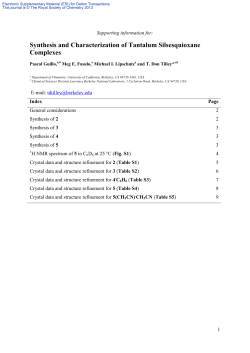 Supporting Information - Royal Society of Chemistry