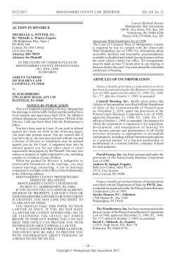 PDF - PA Legal Ads Online