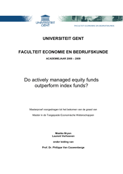 Do actively managed equity funds outperform index funds?