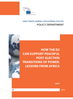 How the EU can support peaceful post