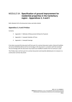 Module 5A: Appendices 3, 4, and 5