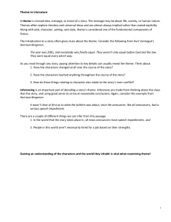 Theme in Literature