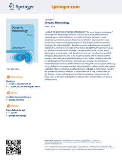 Dynamic Meteorology
