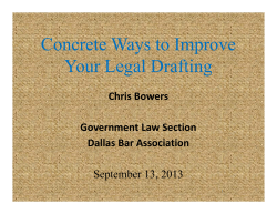 Concrete Ways to Improve Your Legal Drafting