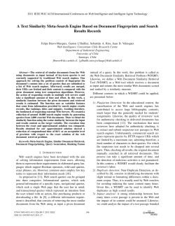A Text Similarity Meta-Search Engine Based on Document