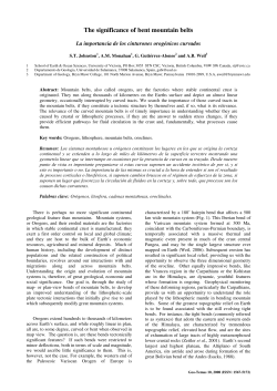 The significance of bent mountain belts