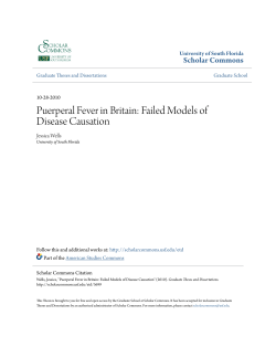 Puerperal Fever in Britain: Failed Models of Disease Causation