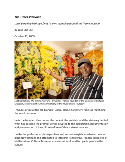 The Times‐Picayune - Backstreet Museum