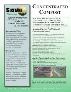 concentrated compost