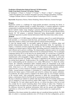 Prediction of Respiration-Induced Internal 3