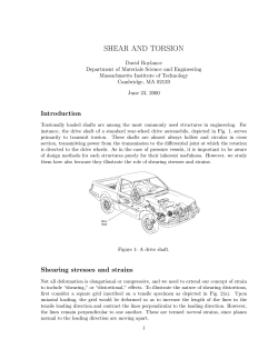 shear and torsion