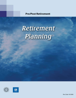 Module 4 - Retirement Planning
