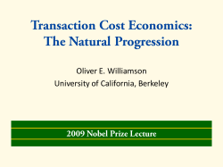 Prize Lecture slides