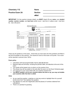 Practice Exam 2A Section eMail