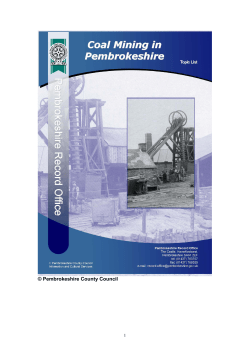Coal Mining in Pembrokeshire