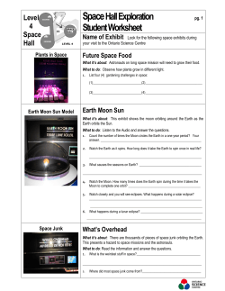 Space Hall Exploration - Ontario Science Centre