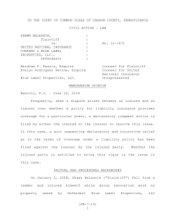 FN-7-14 - Carbon County Court of Common Pleas