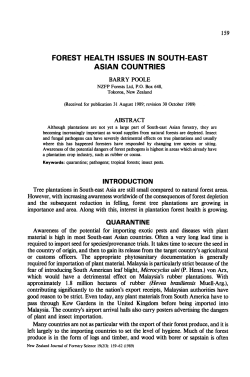 forest health issues in south-east asian countries