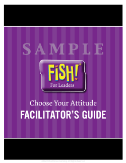 Facilitator`s guide