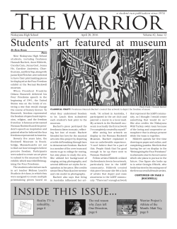April 20, 2016 - Niskayuna Central Schools