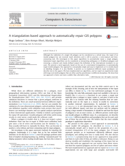 A triangulation-based approach to automatically repair GIS polygons