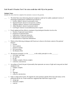 Practice Test C for extra credit due with VQ or practice