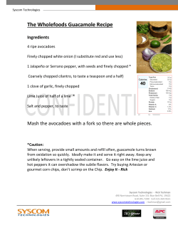 The Wholefoods Guacamole Recipe
