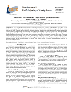 Interactive Multitudinous Visual Search on Mobile Device