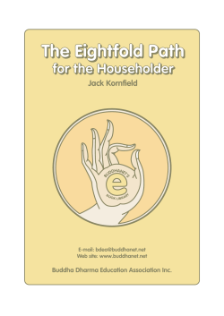 The Eightfold Path for Householders
