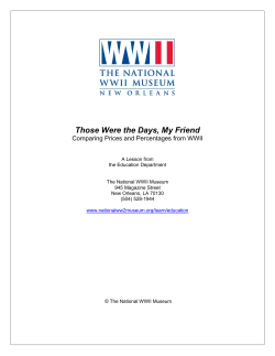 Those Were the Days My Friend Lesson Plan