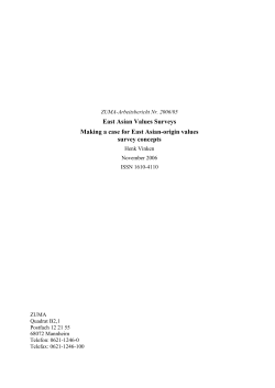 ZUMA Arbeitsbericht 2006/05