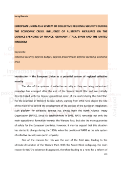 european union as a system of collective regional security