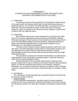 1 EXPERIMENT 7 ALTERNATIVE DATA