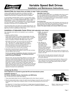 Variable Speed Drives