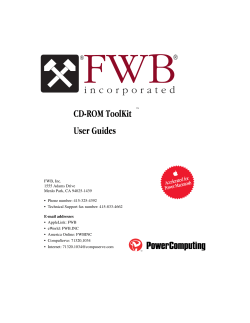 FWB CD-ROM ToolKit