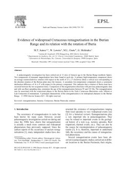 Evidence of widespread Cretaceous remagnetisation in the Iberian