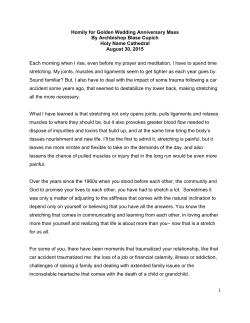 Homily for Golden Wedding Anniversary Mass By Archbishop Blase