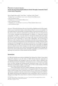 Projeto Tamar-Ibama: Twenty-five years protecting Brazilian Sea