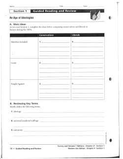 An Age ol ldeologies