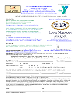 SailView 5K benefitting Sally`s Y