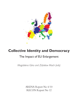 Collective Identity and Democracy: The impact of EU