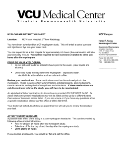 CT myelogram - VCU Neurosurgery