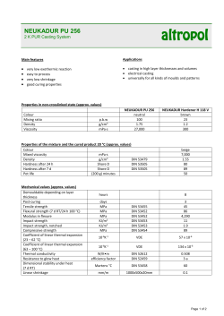 neukadur pu 256 - Altropol Kunststoff GmbH