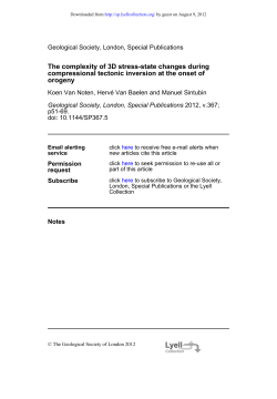 orogeny compressional tectonic inversion at the onset of The