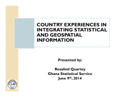 Presentation - UN-GGIM