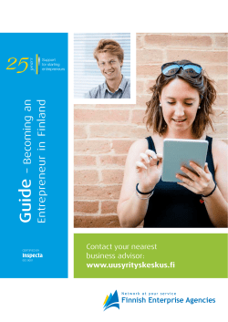 guide to becoming an entrepreneur in finland